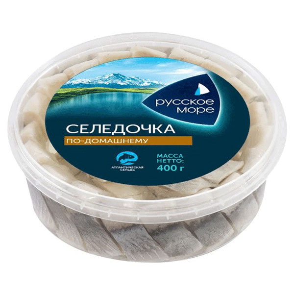 Сельдь атлантическая кусочками по-домашнему – 14,11 унций (400 г)